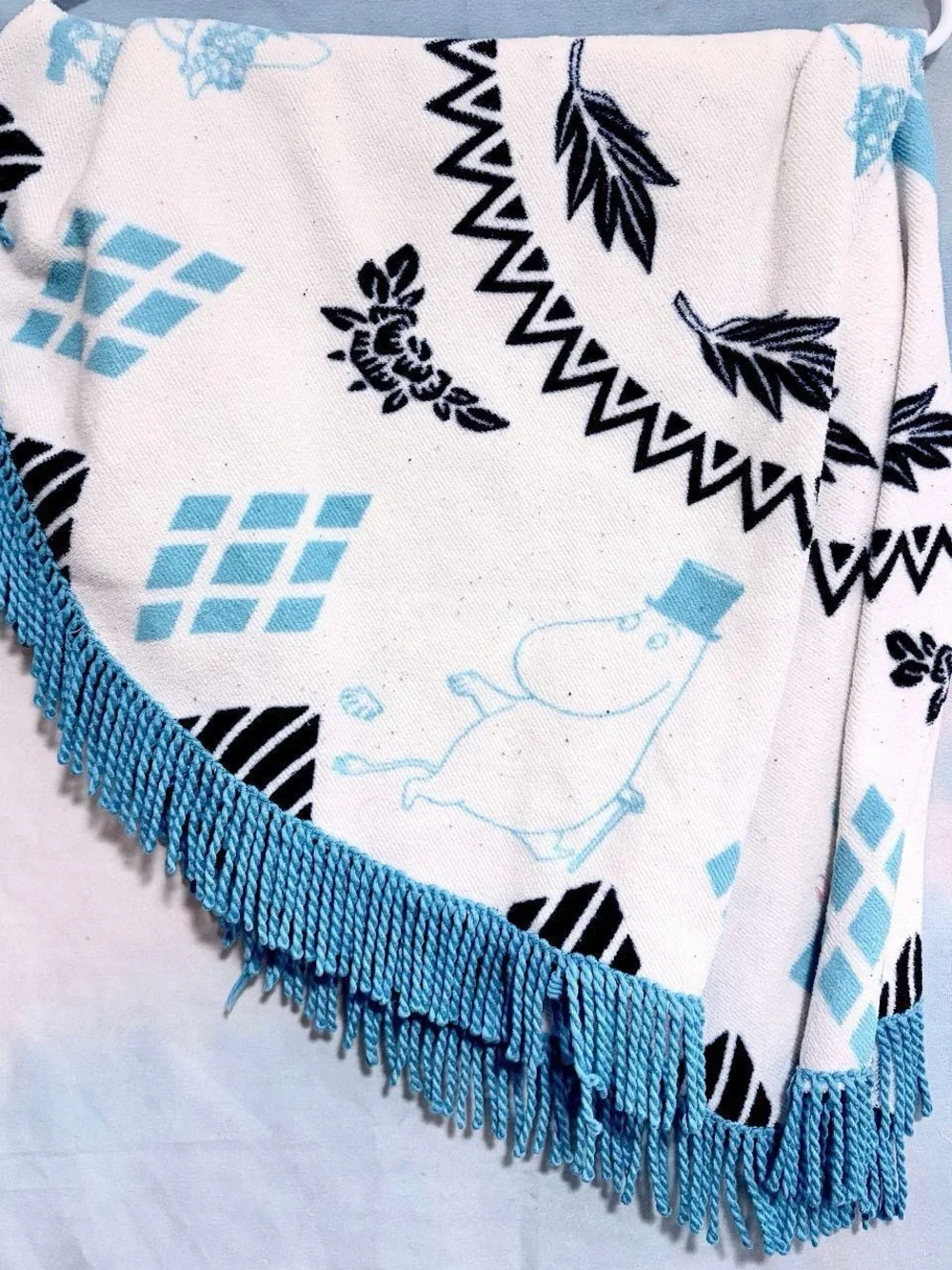 RARE Authentic Moomin Circle Towel Rug – Japan / Taito Game Center Exclusive